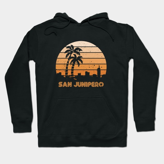 Retro Junipero Hoodie by rojakdesigns